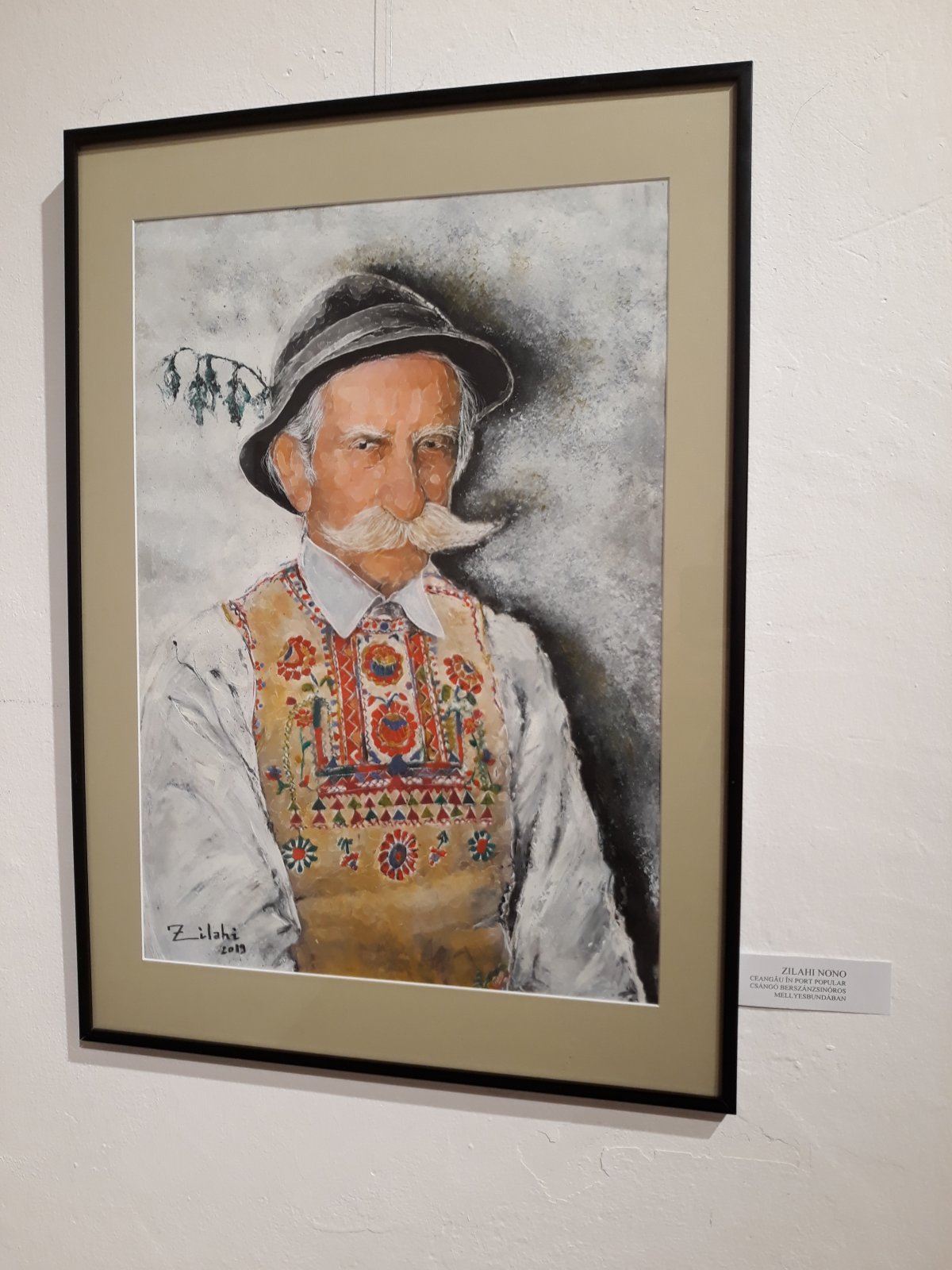 Zilahi Nono festőművész munkája. Ő már az új generációt képviseli &bullet;  Fotó: Nánó Csaba