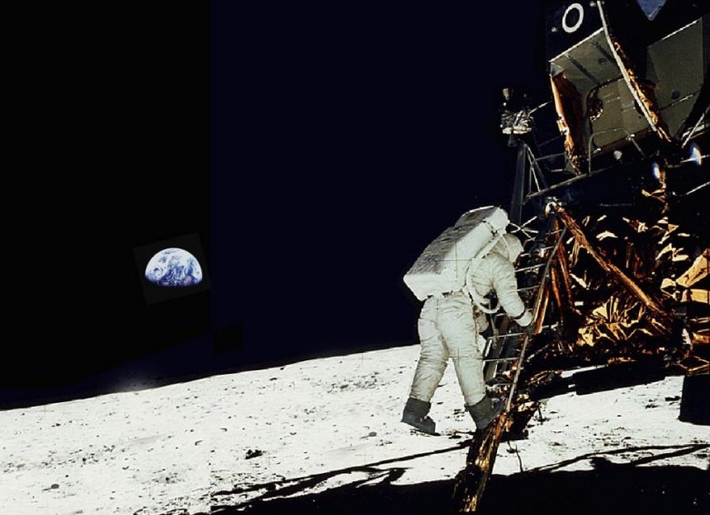 A NASA tudósai azzal nem számoltak, hogy Armstrongnak majd le kell ugornia a rövidre sikerült lépcsőről 