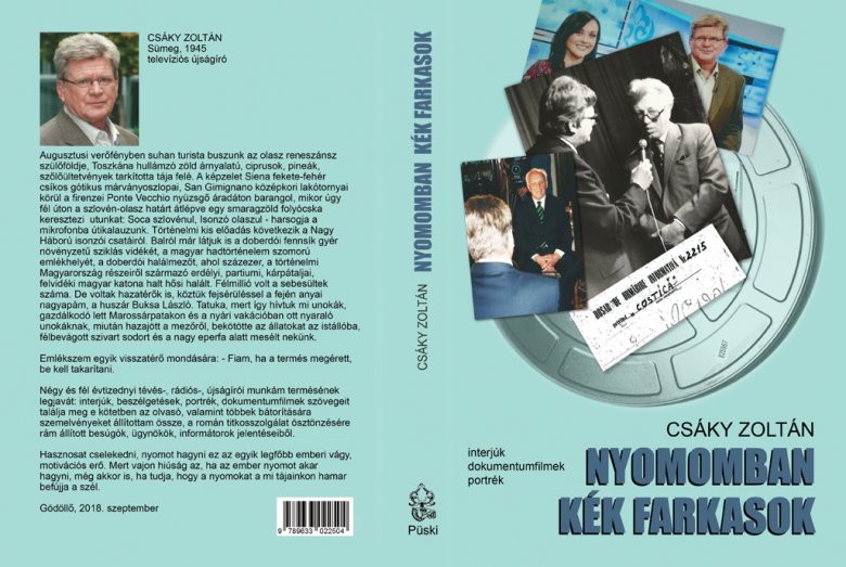 Csáky Zoltán új könyvének borítója 