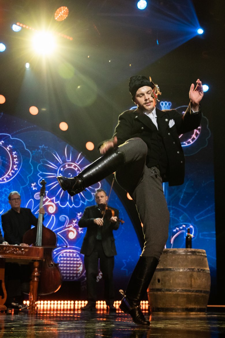 Juhász Zsombor a Fölszállott a páva versenyen 2018-ban •  Fotó: Váradi Levente