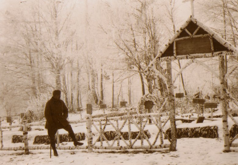 Az 1917-ben létesített újvölgyi magyar-osztrák katonai temető •  Fotó: Dr. Sándor Istvánné magánarchívuma