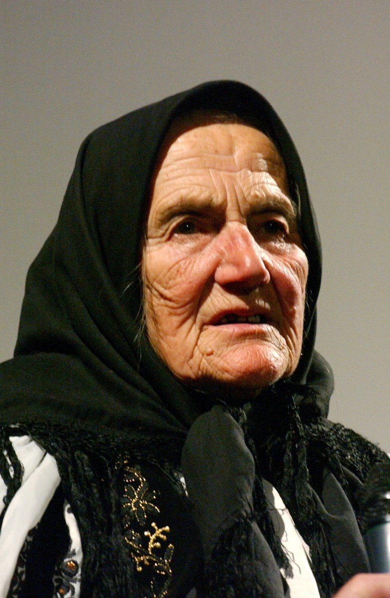 Marița  Moldovan, a Budapesten fellépő román adatközlő •  Fotó: Zih Zsolt