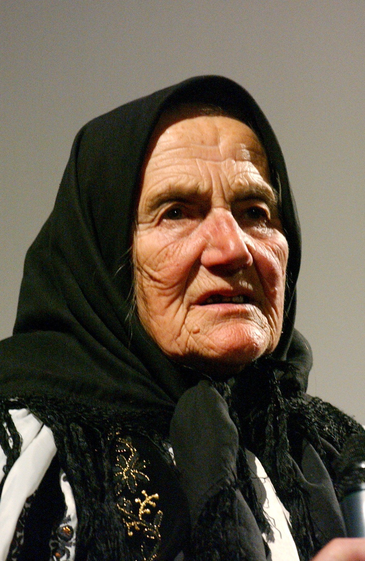 Marița  Moldovan, a Budapesten fellépő román adatközlő &bullet;  Fotó: Zih Zsolt