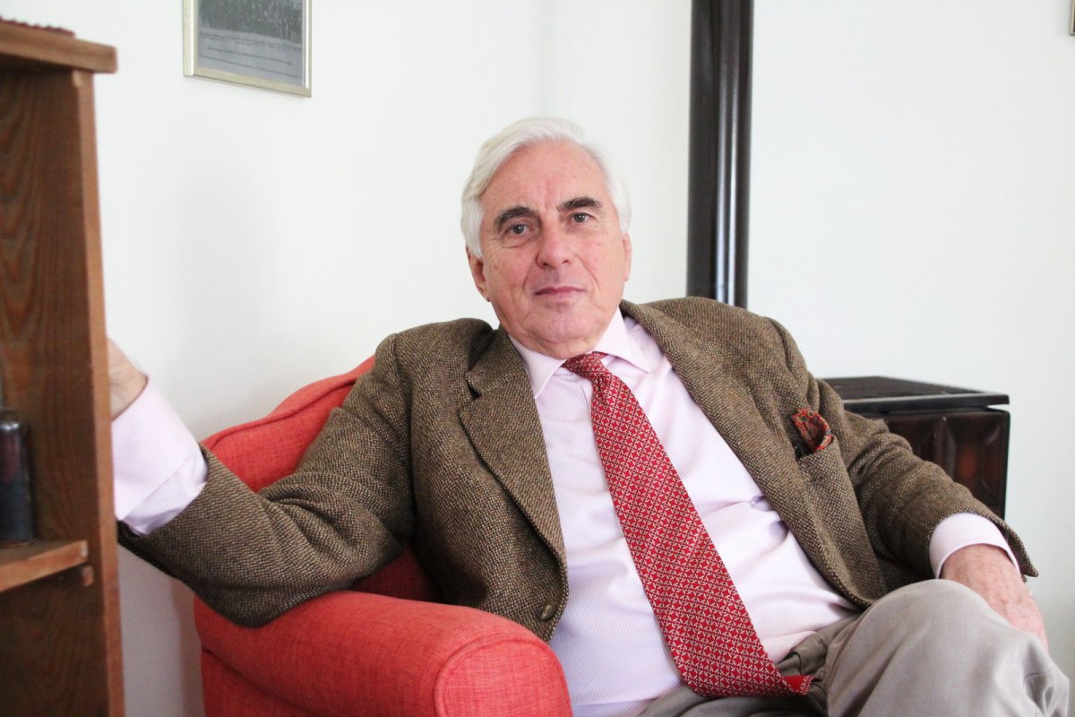 Az arisztokrata Pongrácz Vilmos, Nagykágya gróﬁ  mentora &bullet;  Fotó: Sütő Éva