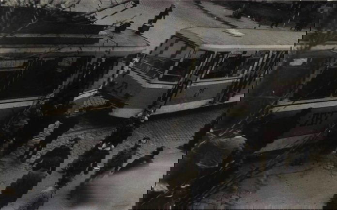 Az eseményeket ﬁ gyelemmel kísérte a Szekuritáté, erről tanúskodik a szervezet által készített felvétel is &bullet;  Fotó: szeku