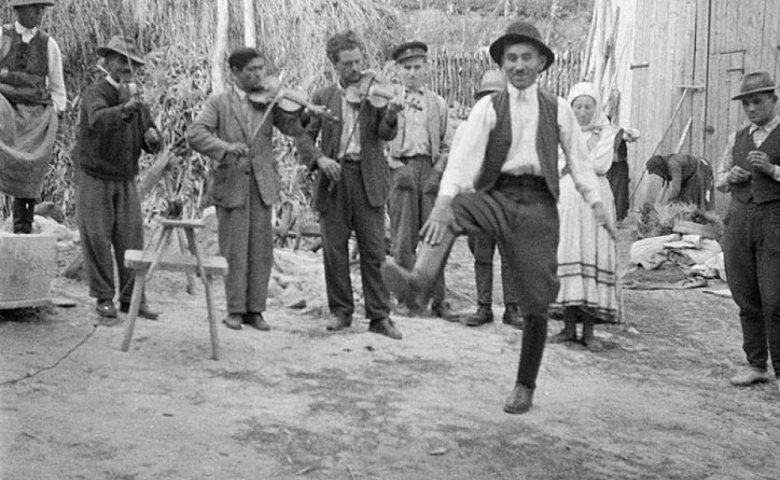 Mátyás István „Mundrucz” a híres kalotaszegi, magyarvistai táncos •  Fotó: Archív