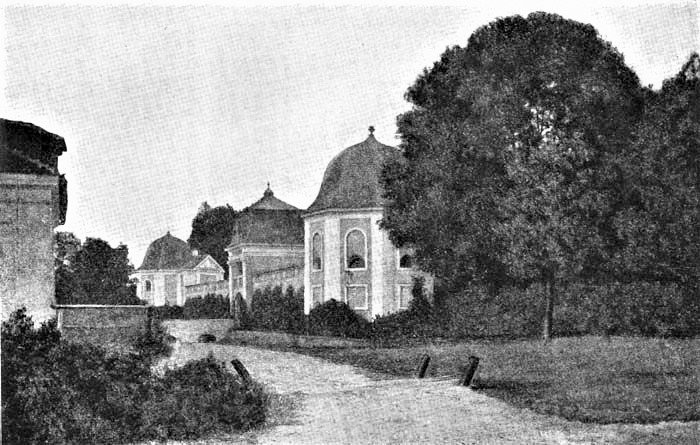 A régi kastély erődítményei a 20. század elején •  Fotó: Archív