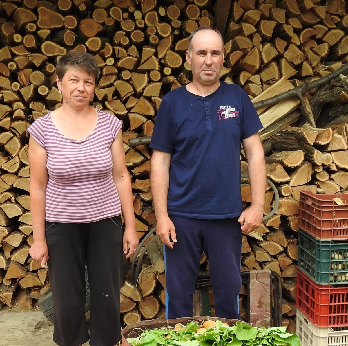A Csegzi házaspár évtizedek óta a mezőgazdaságból él meg •  Fotó: Makkay József