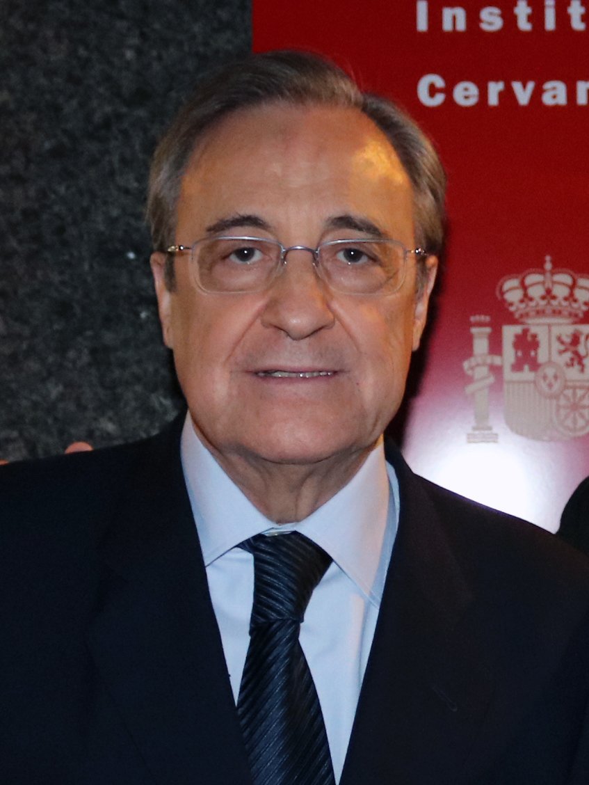 Florentino Perez, a Real Madrid elnöke. A spanyol ingatlanmágnás lett volna Szuperliga első embere •  Fotó: Wikipédia