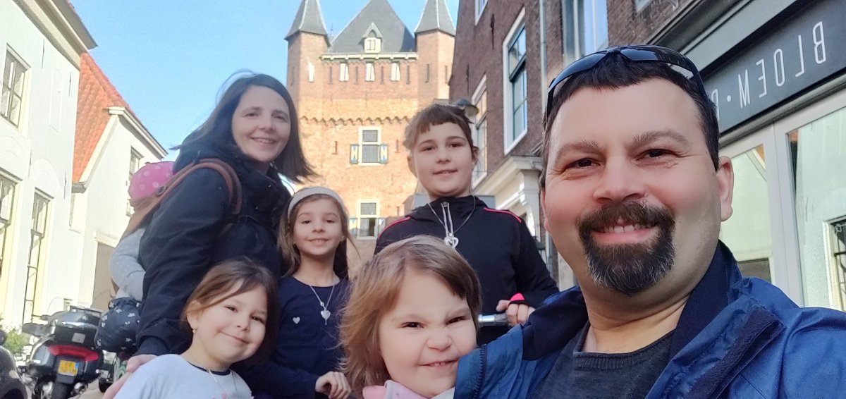 Az ötgyerekes családapa tavaly augusztusban utazott el a kampeni teológiára tanulni • Fotó: Nagy Tibor Sándor