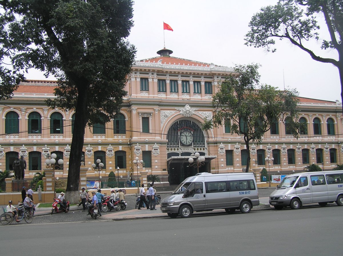 Ho Si Minh pályaudvara. •  Fotó: Csermák Zoltán