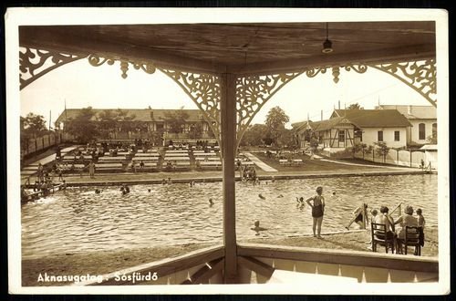 Korabeli felvétel az aknasugatagi üdülőhelyről •  Fotó: Archív