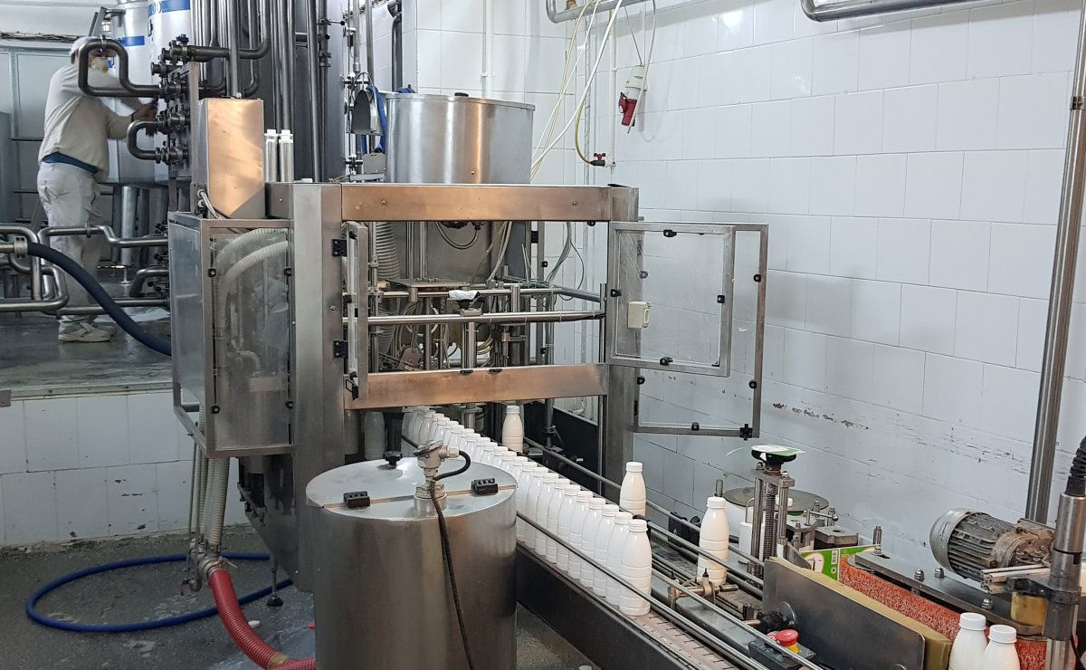 Palackozó gépsor. A tíz évvel ezelőtt megvásárolt technológia egymillió eurójába került a gyárnak • Fotó: Makkay József