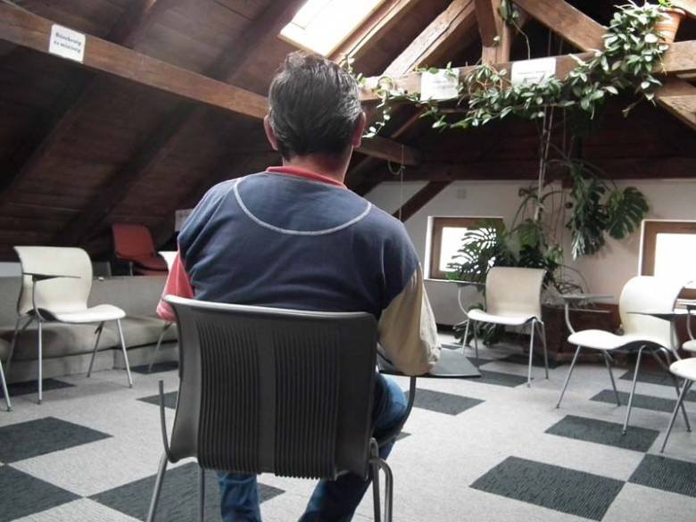 Szenvedélybeteg a magyarózdi központban. Sok alkohol-, kábítószer- vagy internetfüggő ember távozik innen gyógyultan •  Fotó: Makkay József