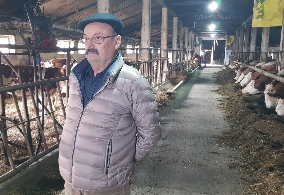 Szőcs Béla szentábrahámi agrárvállalkozó: becsületbeli kérdés kitartani a szövetkezetben •  Fotó: Makkay József