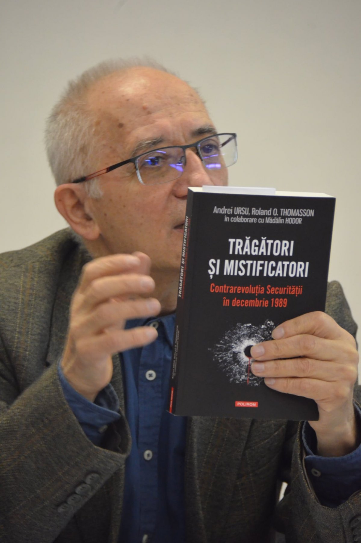 Gabriel Andreescu emberjogi aktivista, politológus, egyetemi tanár •  Fotó: Tőkés László EMNT-elnök  sajtóirodája