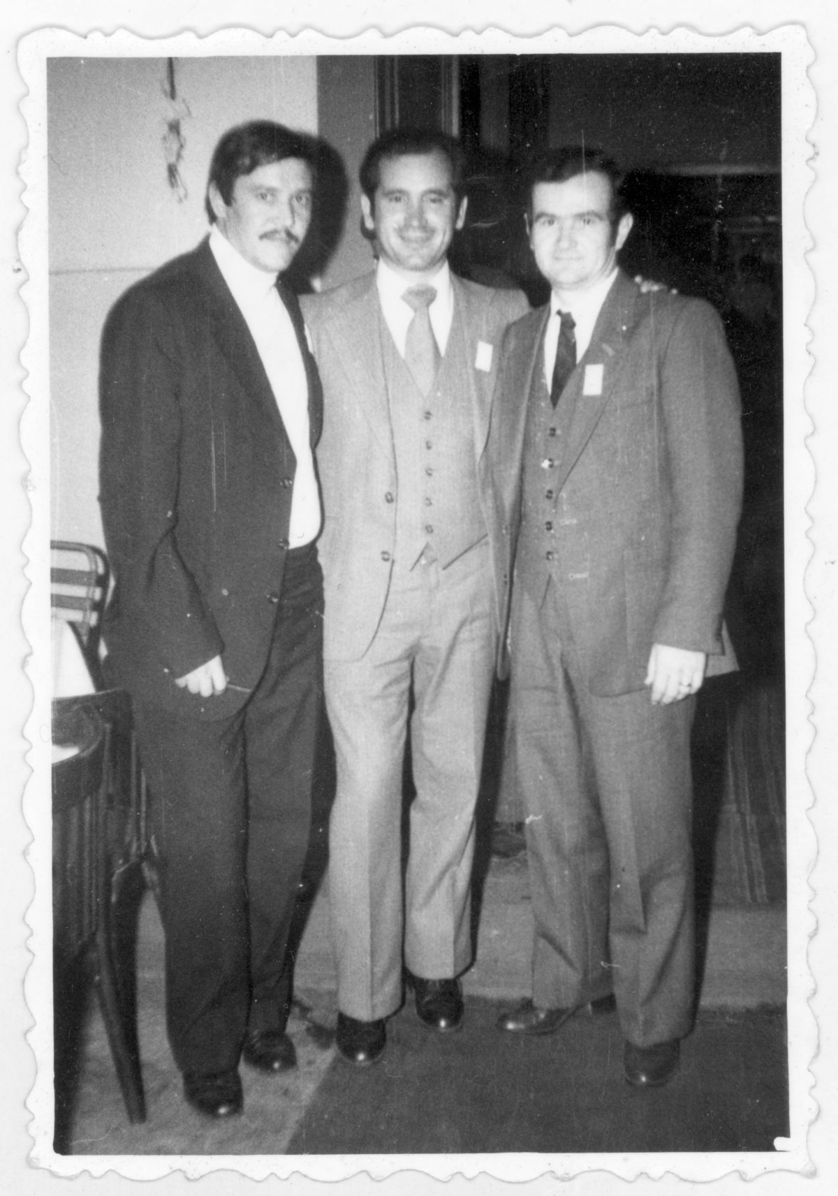 A régi fényképen a jobb oldalon Hollós Csaba &bullet;  Fotó: Archív