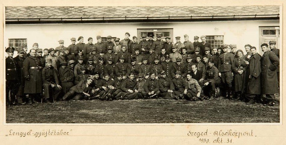 Lengyel gyűjtőtábor Szegeden 1939-ben •  Fotó: Archív