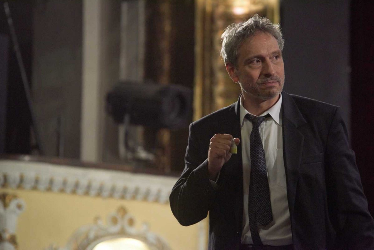 A gonoszt mindig egy újabb gonosz váltja: Macbett szerepében a kiváló Bogdán Zsolt •  Fotó: Kolozsvári Állami Magyar Színház