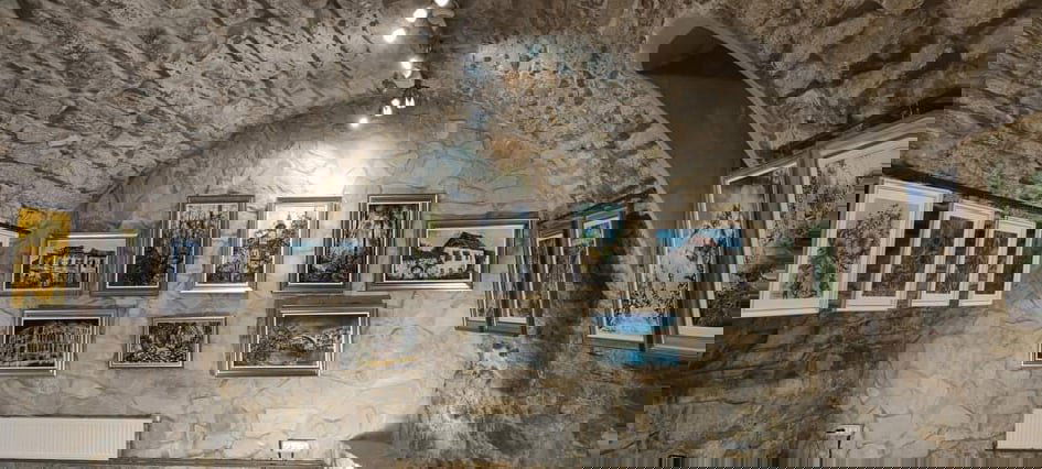 Simion Hegyi Margit festményei egy „darabka” természetet ábrázolnak élethűen •  Fotó: Tegher Dávid