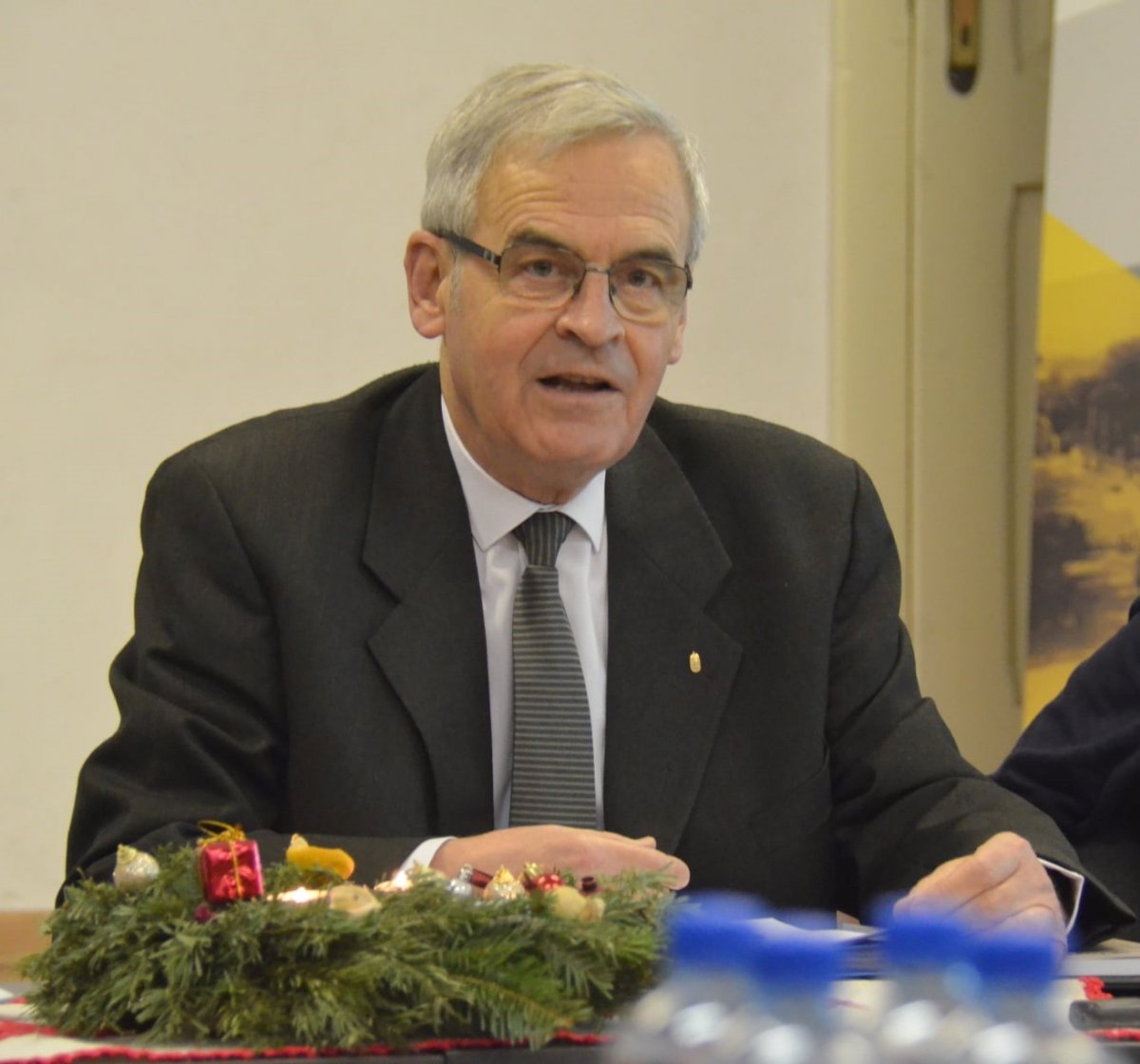 Tőkés László:  a december 15-i kezdőnap legfőbb erkölcsi és politikai hozadéka, valóságos isteni ajándéka a spontán összefogás volt •  Fotó: Tőkés László EMNT-elnök  sajtóirodája
