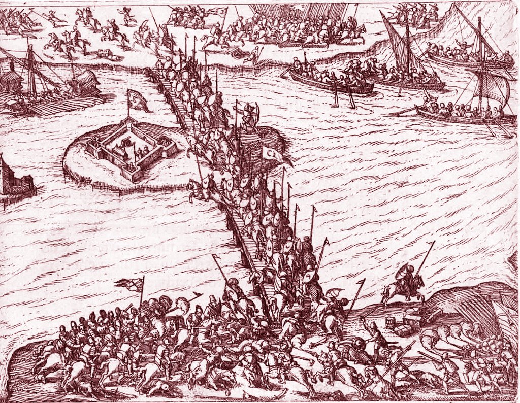 Az erdélyi hadak giurgiui győzelme az oszmán seregek fölött nagy fegyverténynek számított 1595-ben &bullet;  Fotó: Johann Adam Lonicer: Pannoniae historia chronologica