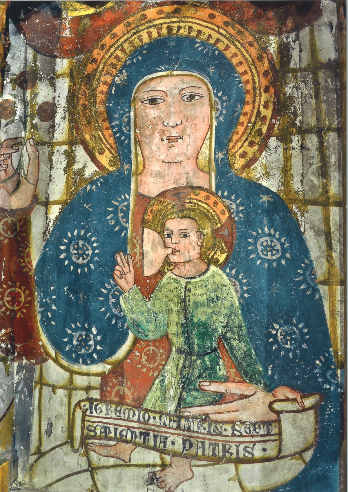 Az eredeti, könnyező Madonna-festmény Rében &bullet;  Fotó: Csermák Judit