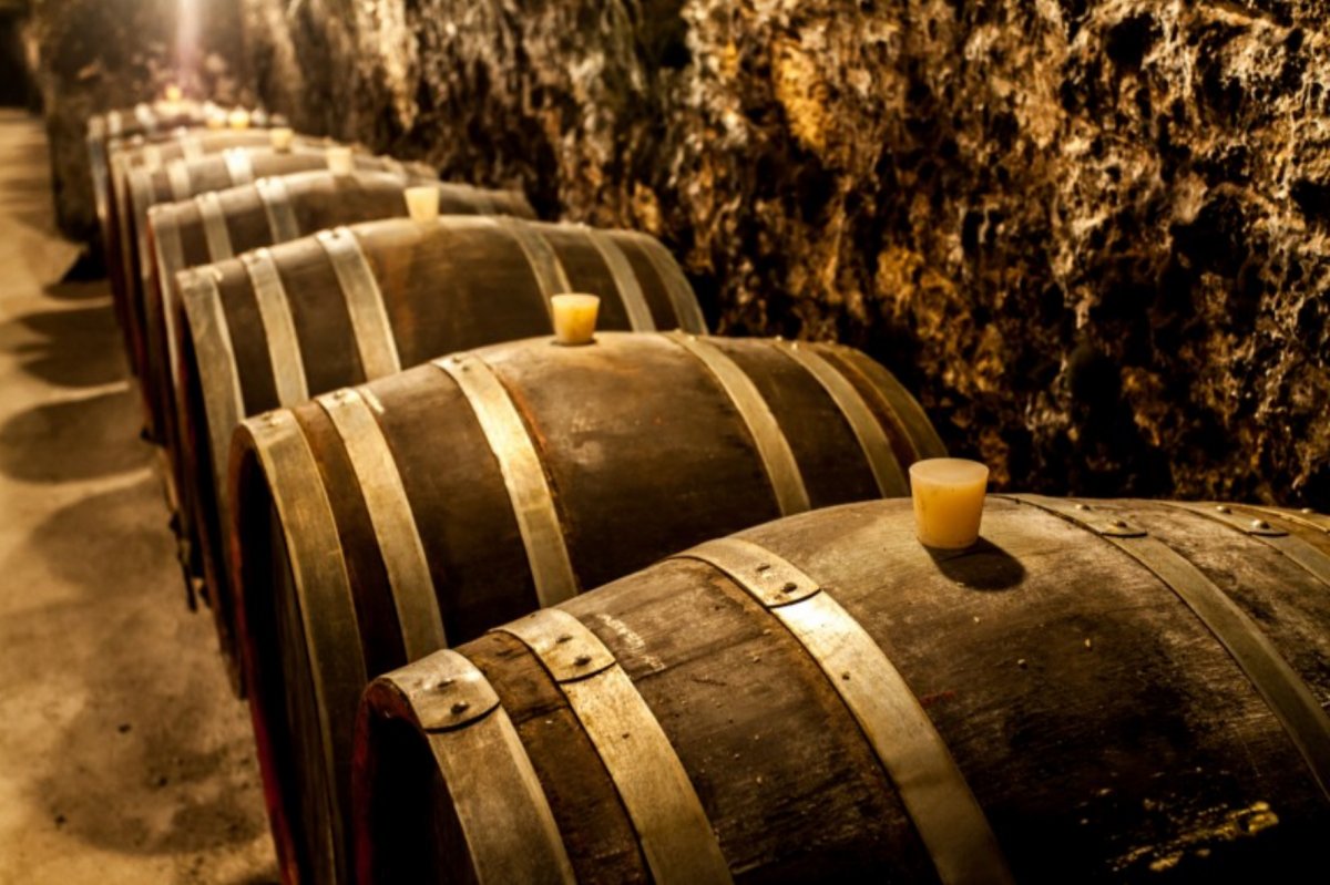 Hordókban érlelt aszúborok &bullet;  Fotó: Götz Pincészet