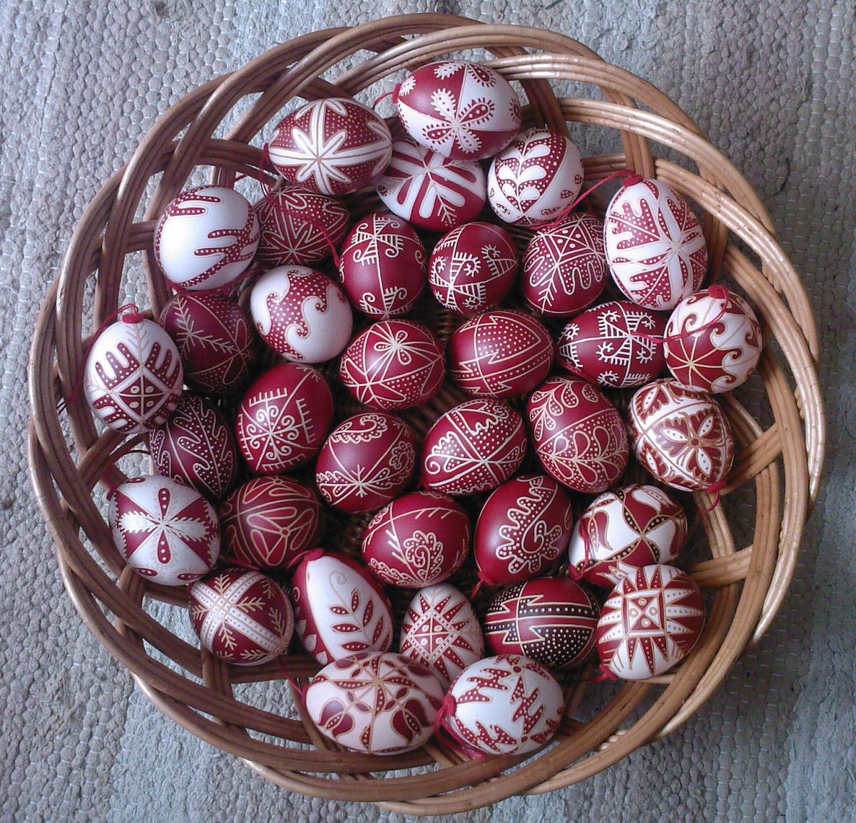 Délvidéki hímes tojások • Fotó: Hagyományok Háza