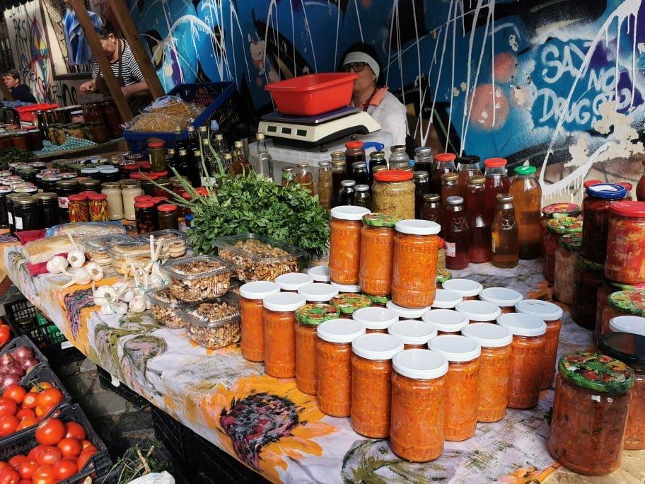 Horváth Edit standja a Bejön a vidék kolozsvári kézműves vásáron &bullet;  Fotó: Aranyosszéki Gazdák Egyesülete