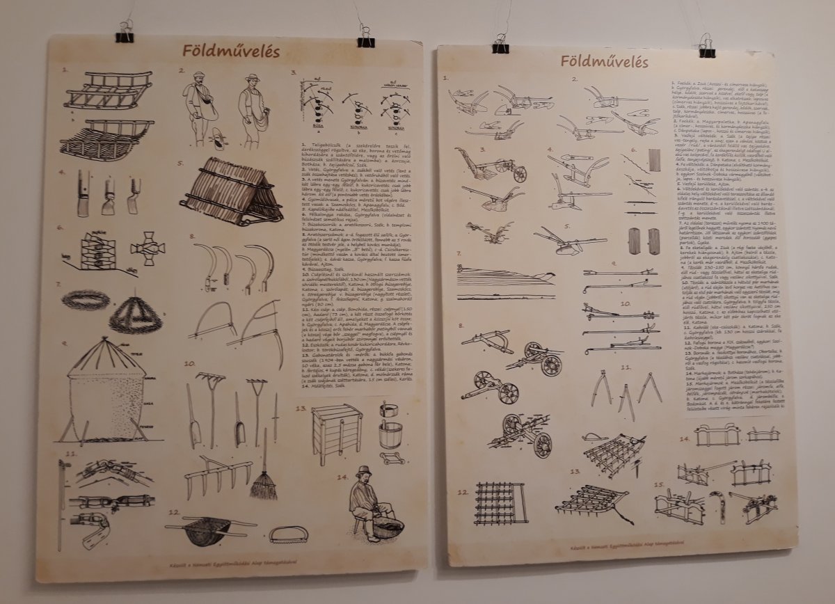 A kiállított rajzok Dr. Kós Károly A Mezőség néprajza című kötetéből valók &bullet;  Fotó: Nánó Csaba