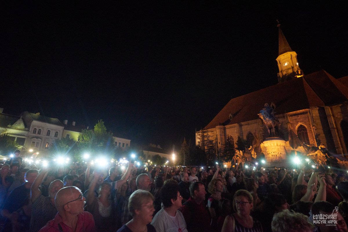 Miénk itt a tér – esti koncert a Kolozsvári Magyar Napokon • Fotó: Kolozsvári Magyar Napok