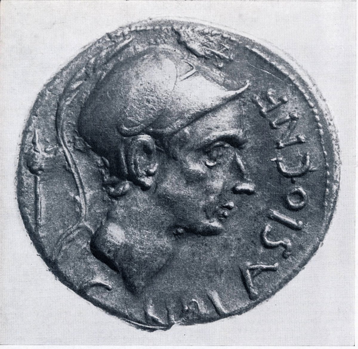 Publius Cornelius Scipio Africanus ábrázolása egy ezüstdénáron &bullet;  Fotó: Csermák Zoltán