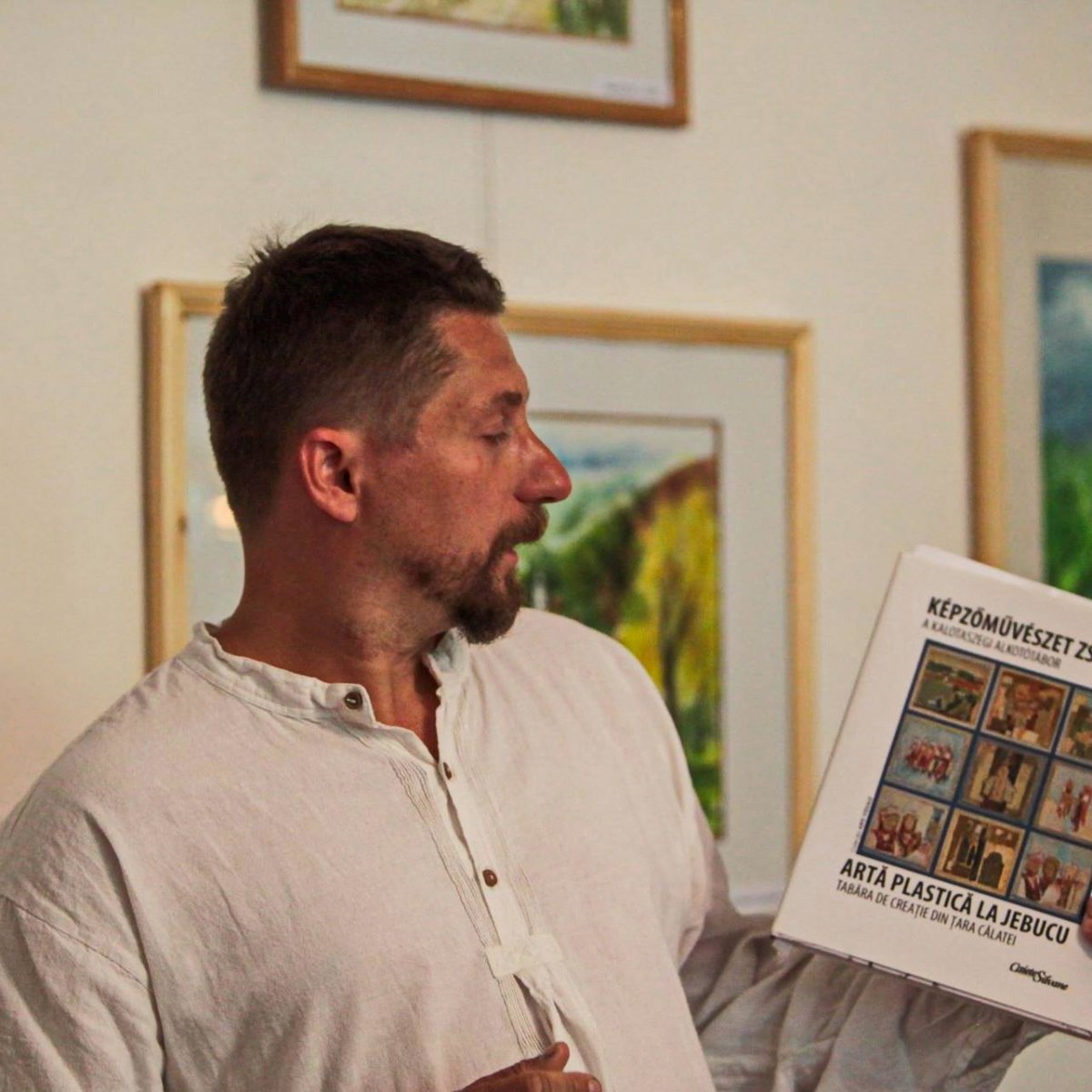 Szabó Attila, a fazekasvásár főszervezője •  Fotó: Facebook/Szabo Attila