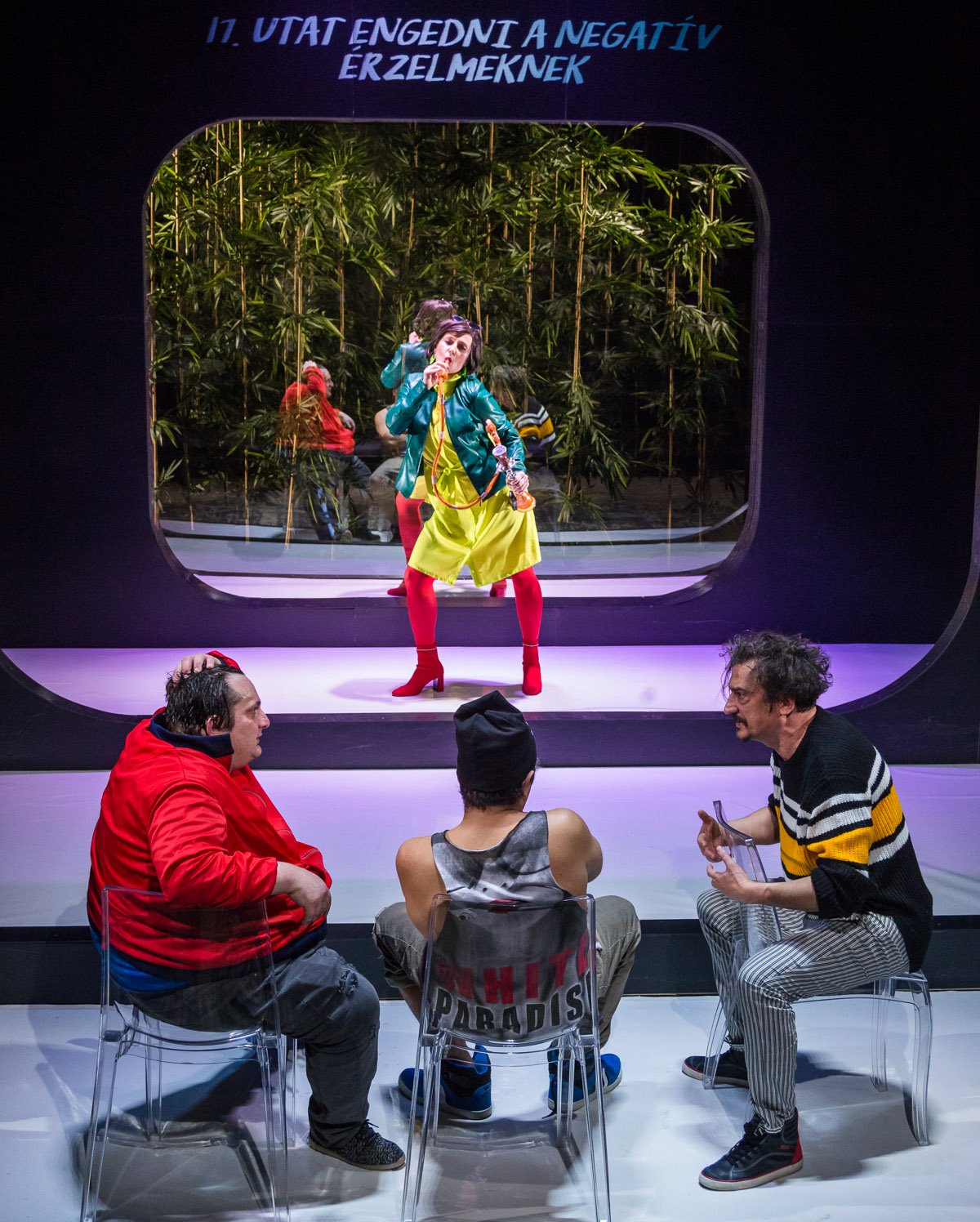 Jelenet a szentgyörgyi társulat Sam című előadásából &bullet;  Fotó: Barabás Zsolt