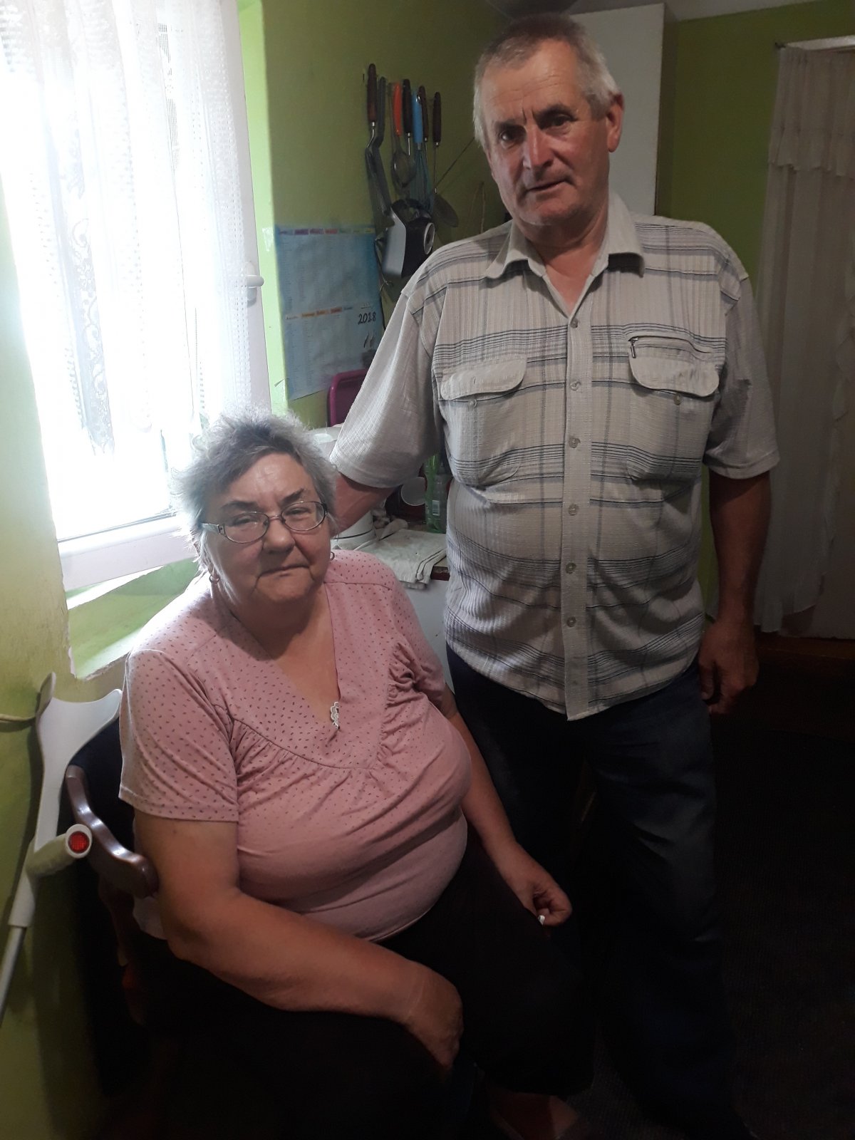 Rábé önkéntes polgármestere és felesége, Makra Péter és Borbála &bullet;  Fotó: Szucher Ervin