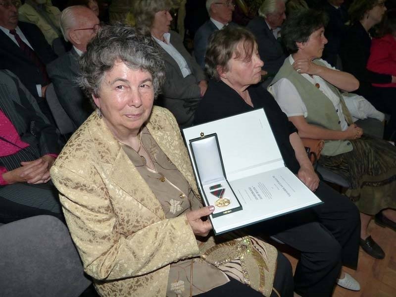 Öt évvel ezelőtt dr. T. Veress Éva magyar állami kitüntetést vehetett át Kolozsváron •  Fotó: Horváth László