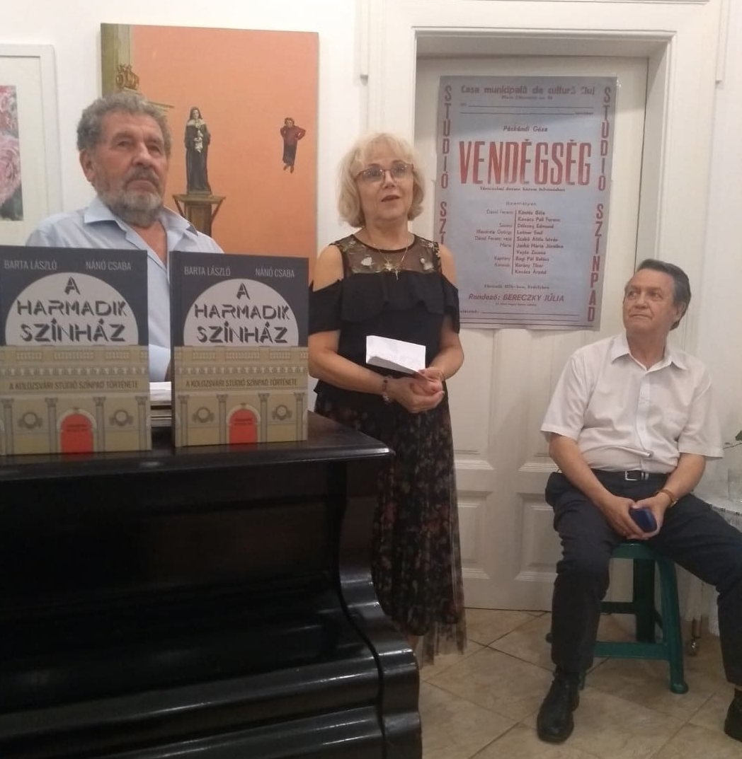 Szabó István Attila, Zsombori Erzsébet és Barta László a bemutatón &bullet;  Fotó: Gál Enikő