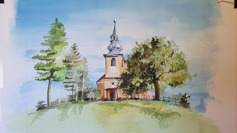 A magyarfenesi református templom 