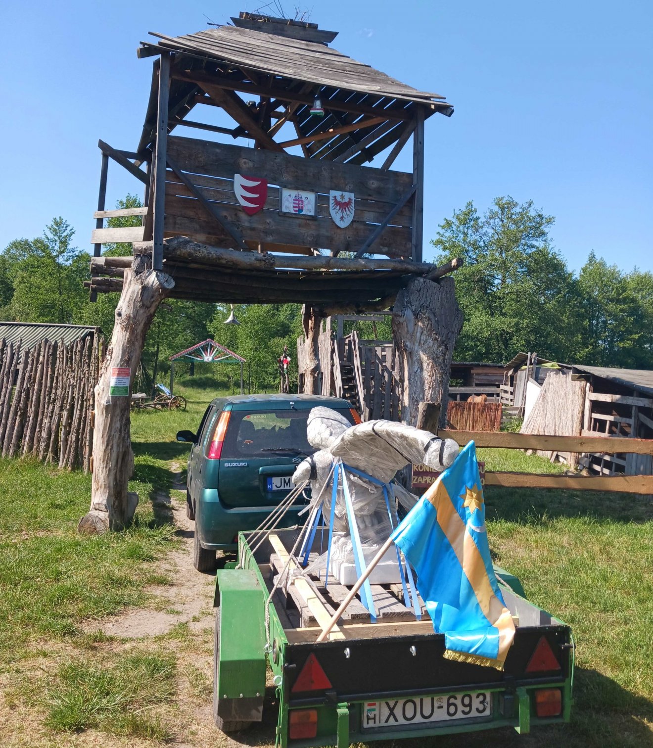 Megérkezés a Báthory tanyára •  Fotó: Bathory-Bem Hagyományőrző Egyesület