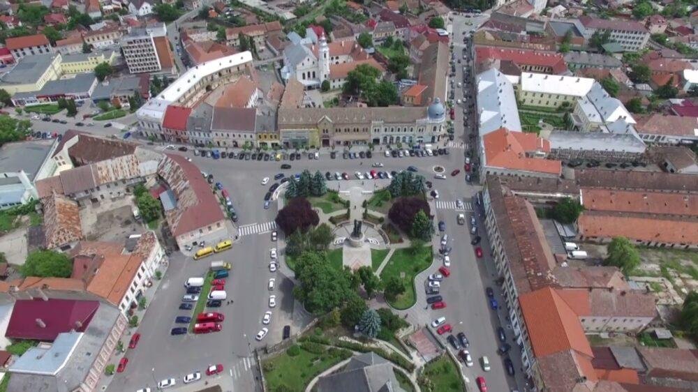 A Kolozs megyei város szocialista főtere 2015-ig •  Fotó: Archív