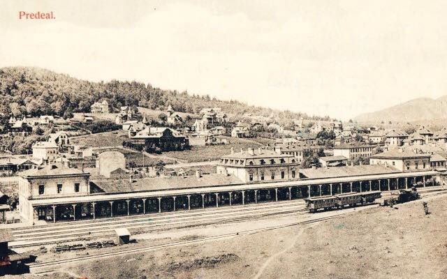 A predeali állomás század eleji épülete, amely a világháború áldozata lett •  Fotó: Archív