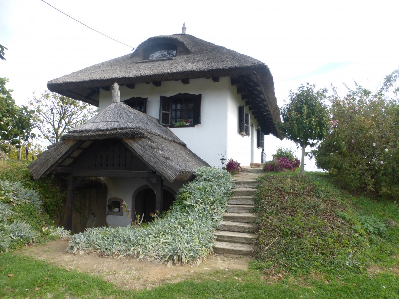 A bortermő vidék éke, a Lendva-hegyi pince •  Fotó: Csermák Judit