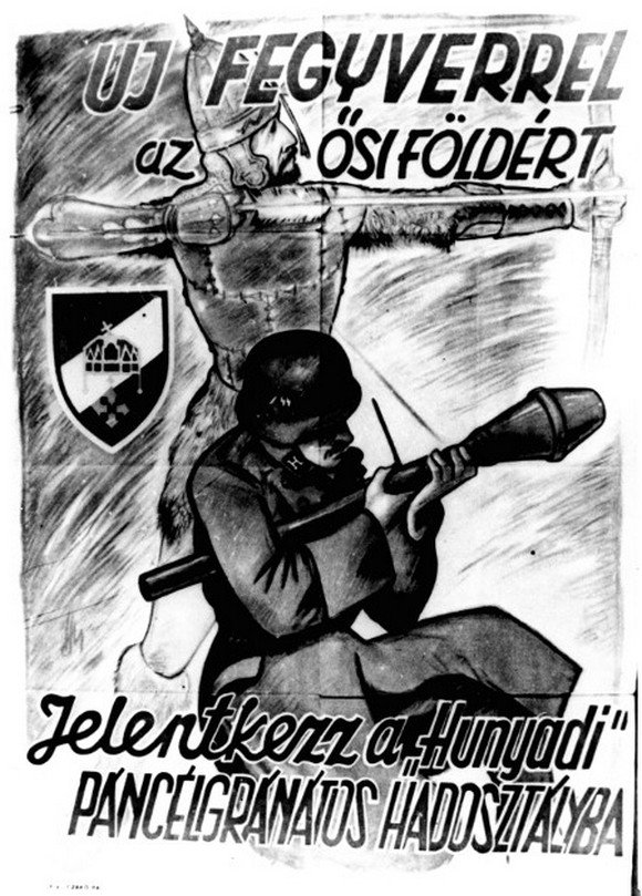 A Hunyadi hadosztályba toborzó plakát •  Fotó: Jákváry László hagyatéka