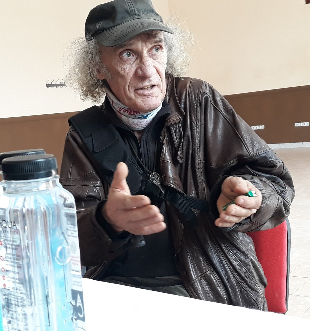 Szász János „Balla” a megkopott identitástudara panaszkodik •  Fotó: Szucher Ervin