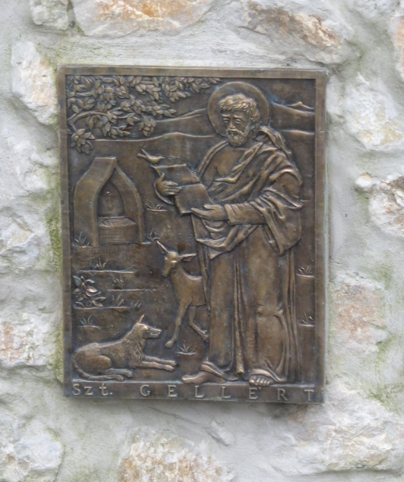 Szent Gellért a Szent-kútnál •  Fotó: Csermák Judit