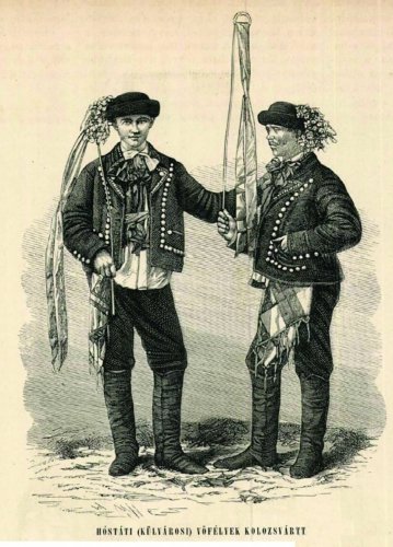 Hóstáti vőfélyek Kolozsváron a 20. század elején •  Fotó: Police.hu