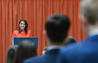 Novák Katalin: az iskolát a diák, a pedagógus és a szülő egysége alkotja