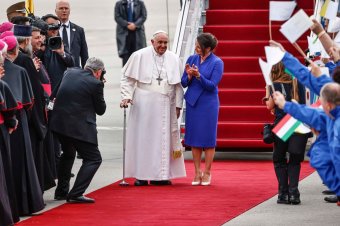 Ferenc pápa elutazott Budapestről