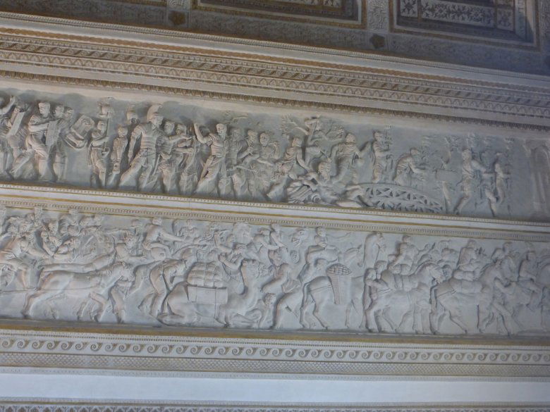 Stukkók terme – részlet, Palazzo Te •  Fotó: Csermák Judit